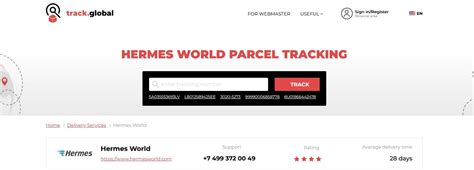 Track your Hermes transport company shipment with Hermes TC 